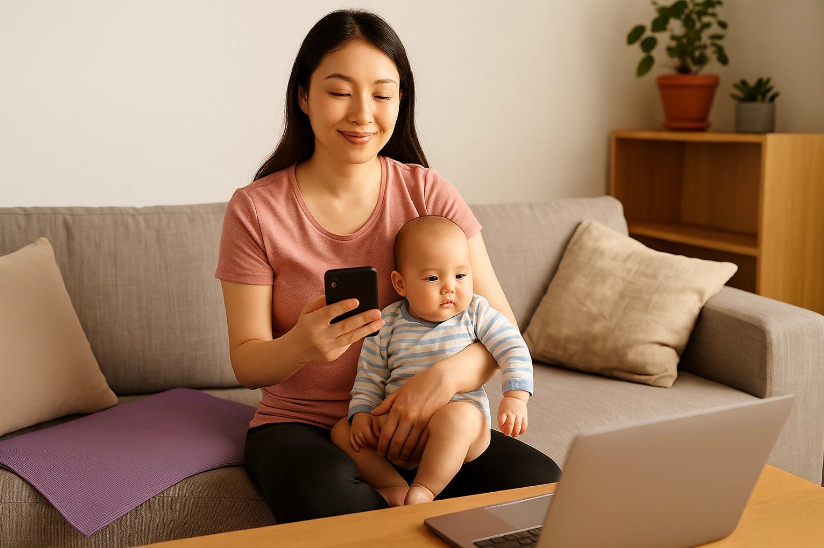 Mẹ bỉm sữa ở nhà làm gì để không căng thẳng hay stress