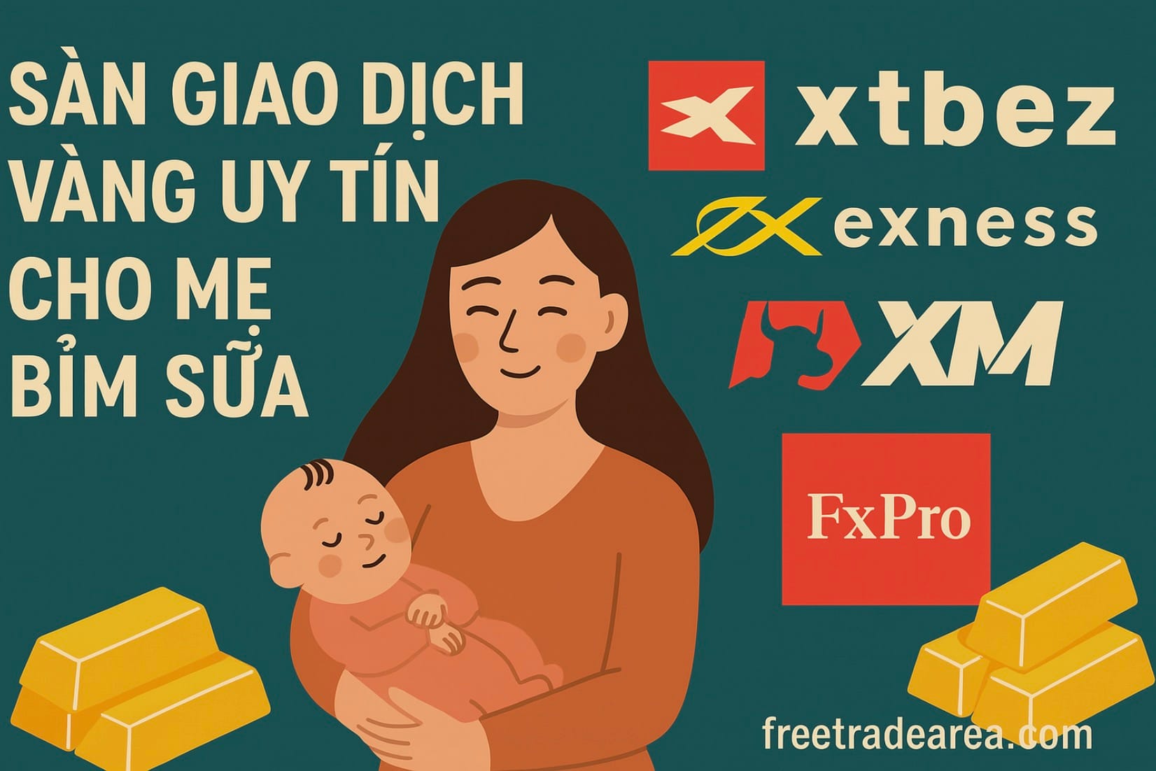 Sàn giao dịch Vàng cho mẹ bỉm sửa