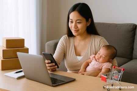 mẹ bỉm ở nhà nên kinh doanh gì