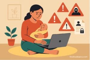 Mẹ bỉm sữa tránh lừa đảo online