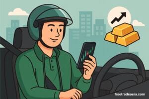 Tài xế công nghệ đầu tư vàng online