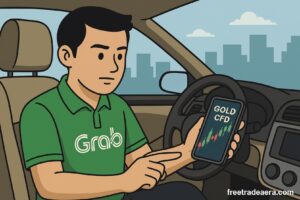 Tài xế Grab đầu tư vàng CFD: Hành trình từ con số 0 đến biết chốt lời Tài xế Grab giao dịch vàng CFD